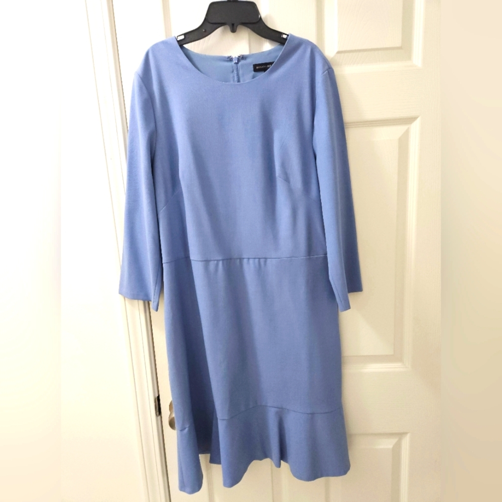 Banana Republic 3/4 Sleeve Dress. 14 TALL